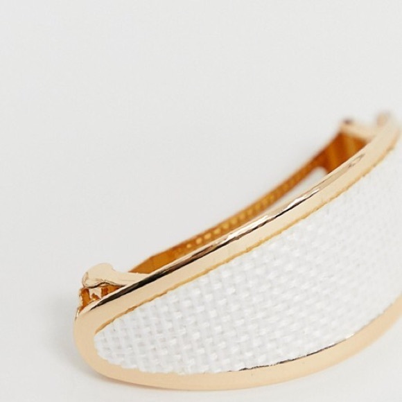 🆕 ASOS Design Barrette Clip in Raffia - Picture 3 of 4